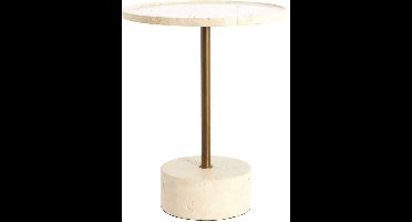 Light & Living Bijzettafel Civita - Bruin - Ø41x53cm -