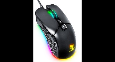 T-Wolf RGB Gaming Muis – 7200 DPI Instelbaar – Bedraad 1,5 m – Ergonomisch – Voor PC & Laptop – Gaming & Dagelijks Gebruik
