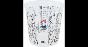 CROP Mengbekers 700ml - 10 stuks