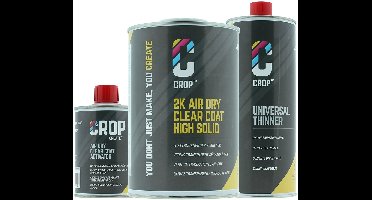 CROP 2K Luchtdrogende Blanke Lak - ACTIESET 2,5 liter