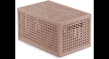 Curver Kaya Opbergmand - 7L - 18,8x30x15,4 cm - Warm Taupe