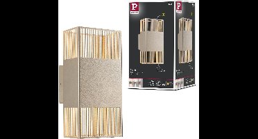 LED-wandlamp Tharin IP44 3000K 120x250mm 2x3,7W Goud