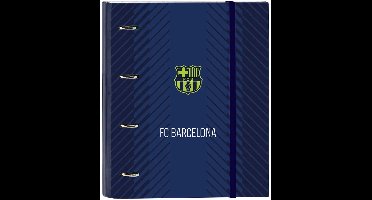 Safta A4 4 Rings Binder With 100 Sheets Fc Barcelona Ringband Blauw