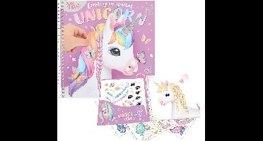 Depesche - Ylvi Create your Special Unicorn Dress me Up - stickerboek