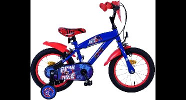 Sonic Prime Kinderfiets - Jongens - 14 inch - Blauw Rood - Twee handremmen