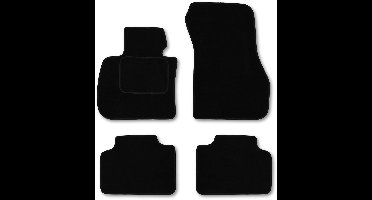 Mattastic® Automat - 4 Delig - Perfecte Pasvorm - Complete Set - Zwart - Geschikt voor BMW 2 F45 Active Tourer (2014-heden)