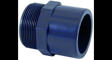 PVC-U Overgang Sok x AG 25-20mm x 1/2" PN10