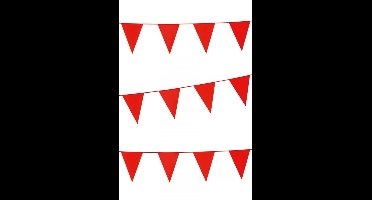 Vlaggenlijn pe rood 10 meter