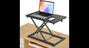 Sounix Laptoptafel - Hoogte verstelbaar - Inklapbaar - Banktafel - Ontbijttafeltje - Zwart