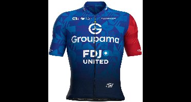Ale Groupama Fdj Capsule Tdf 2025 Korte Mouw Wielertrui Blauw XL Man
