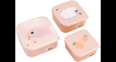 Done By Deer Tiny Farm Snack Box - 3 Stuks - Powder