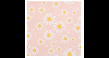 Servetten 3-laags 1/4 vouw 33 cm x 33 cm "Daisies" 300 stuks