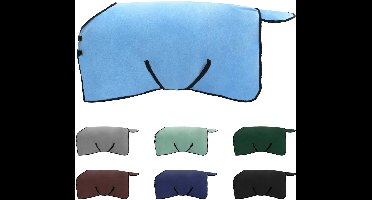 vidaXL - Paardendeken - Volledig - Aqua - Polyester