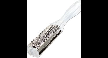 PULUZ 1 Stuks Witte Voetvijl - Professionele Eeltverwijderaar Voor Voetzolen - Handmatige Pedicure Tool Met Ergonomisch Handvat - Hiel En Voetzool Verzachter