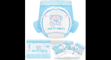 Volwassen Bedrukte Luiers voor Comfort en Veiligheid - Potty Pants (Medium 71-96cm)