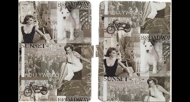 Akashi, Etui FolioDesign Hollywood Tablet 9'' tot 10'' - Model Hollywood, USA vlag