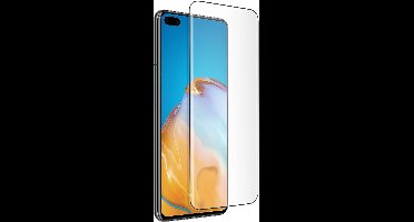 Akashi, Beschermfolie Huawei P40 Lite 9H Gehard glas ongecoat, Zwart