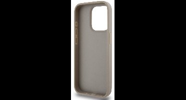 DKNY Checkered Printed Stripe Back Case - Geschikt voor Apple iPhone 13 Pro Max (6.7") - Beige
