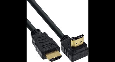 HDMI kabel - 90° haaks naar boven - versie 1.4 (4K 30Hz) - 0,30 meter