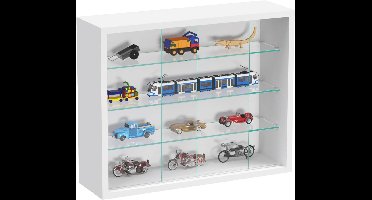 Vitrinekast Hangend - Wandvitrine - Glazen Vitrinekast - 50x13x40cm