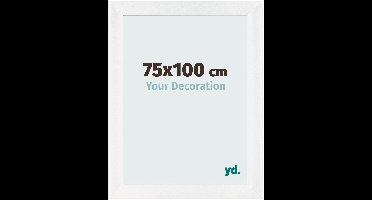 Your Decoration - Fotolijst 75x100 cm - MDF - Wit Hoogglans - Pisa