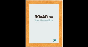 Your Decoration - Fotolijst 30x40 cm - MDF - Oranje - Pisa