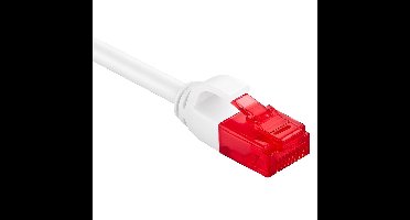 U/UTP CAT6 Gigabit slimline netwerkkabel / wit - 20 meter