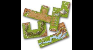 Carcassonne Mini Uitbreiding - Wonderen van de Mensheid III 999 Games Bordspel