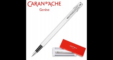 Caran d'Ache 849 Vulpen, EF, Wit - Zwitserse Kwaliteit