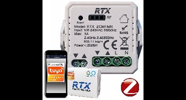 RTX Zigbee 3.0 slimme module voor rolluiken - slimme bediening