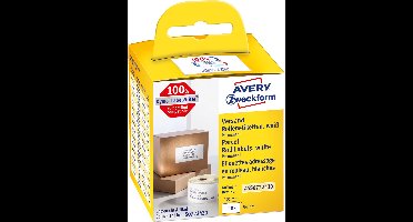 Avery-Zweckform Rol met etiketten 101 x 54 mm Papier Wit 110 stuk(s) Permanent hechtend Verzendetiketten ASS0722430