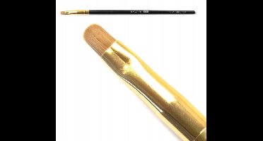 Excellent PRO Gel Penseel #4 Rond Ovaal Kort Zwart