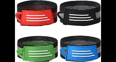 Lot van 3x2 Stuks BROEKBINDERS/BROEKBESCHERMERS voor tijdens het fietsen, met ELASTIEK, Afmetingen 3,5CMX30CM RANDOM MIX