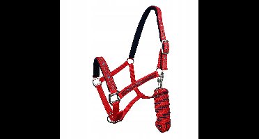 Edges York Bella met halster Shetty rood-navy