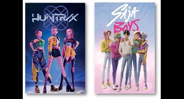 Kpop Posters - Twee posters - Demon Hunters Thema – Formaat 61 x 91,5 cm – Wanddecoratie