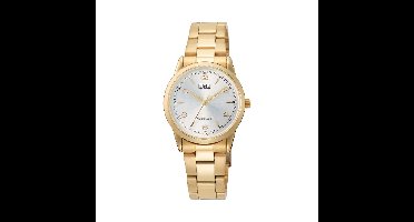 Q&Q-dameshorloge-goudkleurig-3 atm waterdicht-diameter 30 mm-model c11a-028py