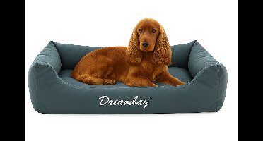 Hondenmand – orthopedisch hondenkussen Dreambay® Petrol 80x67cm – waterafstotend & afneembare hoes – duurzaam en comfortabel Europees design