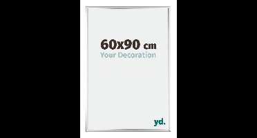 Your Decoration - Puzzellijst 60x90 cm - Zilver Hoogglans - Puzzellijst 1500-2000 stukjes - Aluminium Fotolijst - Kent
