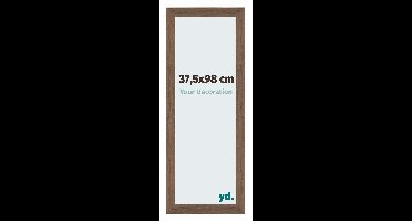 Your Decoration - Puzzellijst 37,5x98 cm - Walnoot Donker - Puzzellijst 1500-2000 stukjes - MDF Fotolijst - Mura