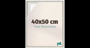 Your Decoration - Baklijst 40x50 cm - White Wash - Baklijst voor Canvas - MDF - Lyon