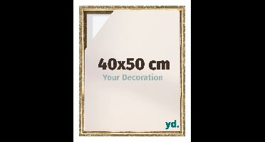 Your Decoration - Baklijst 40x50 cm - Goud Antiek - Baklijst voor Canvas - MDF - Lyon