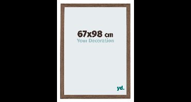 Your Decoration - Puzzellijst 67x98 cm - Walnoot Donker - Puzzellijst 1500-2000 stukjes - MDF Fotolijst - Mura