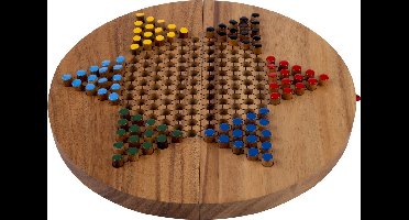 Chinese Checkers Rond XL - Hout - Engelhart