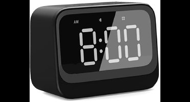 Denver Digitale Wekker - Bluetooth speaker - Dual alarm - LCD Display - EC54B - Zwart