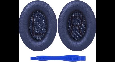 Set Oorkussens geschikt voor Bose Koptelefoon – Bose Quietcomfort 35 ii Oorkussen – QC2/QC15/QC25/QC35/Soundtrue/Soundlink Around-Ear ii – AE2Blauw