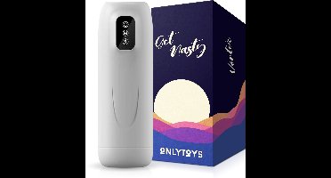 ONLYTOYS® Vortex - Premium Masturbator voor Mannen - Pocket Pussy - Blowjob Simulator - Sex Toys voor Mannen - Masturbators Man - Electrisch - Automatisch - White