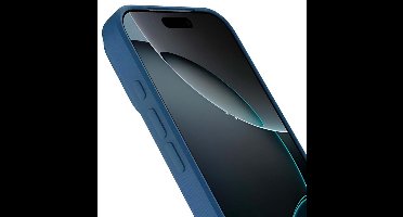 Just in Case hoesje geschikt voor iPhone 17 Pro Hoesje geschikt voor MagSafe - Color Backcover - Blauw