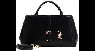 GUESS handtas schoudertas Carrie Girlfriend Satchel Black zwart