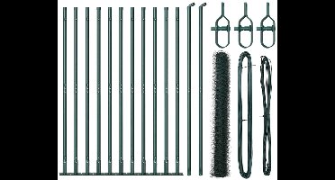 vidaXL - Hekpaal. - Groen