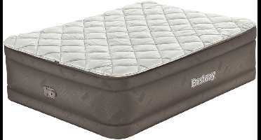 Bestway – Luchtbed – 2-Persoons – 152×203×51 cm – Bruin – Met Ingebouwde Elektrische Pomp – Incl. Opbergzak - Luchtbed - Luchtbed 2 Persoons - Luchtbed Met Pomp - Luchtbed Binnen - Luchtbed Comfort